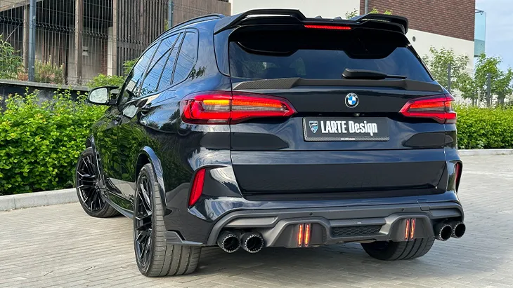 2022 BMW X5M F95 redesign review illustration from customer in Germany