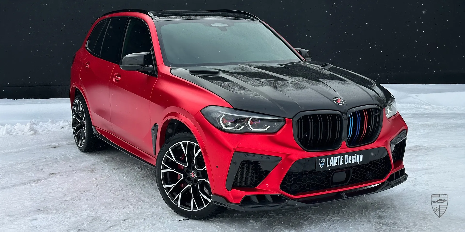 2024 BMW X5M F95 body kit review illustration from customer in Sweden