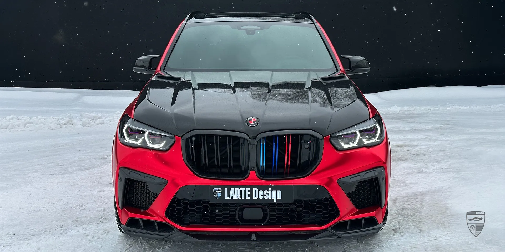 2024 BMW X5M F95 tuning kit review illustration from customer in Sweden