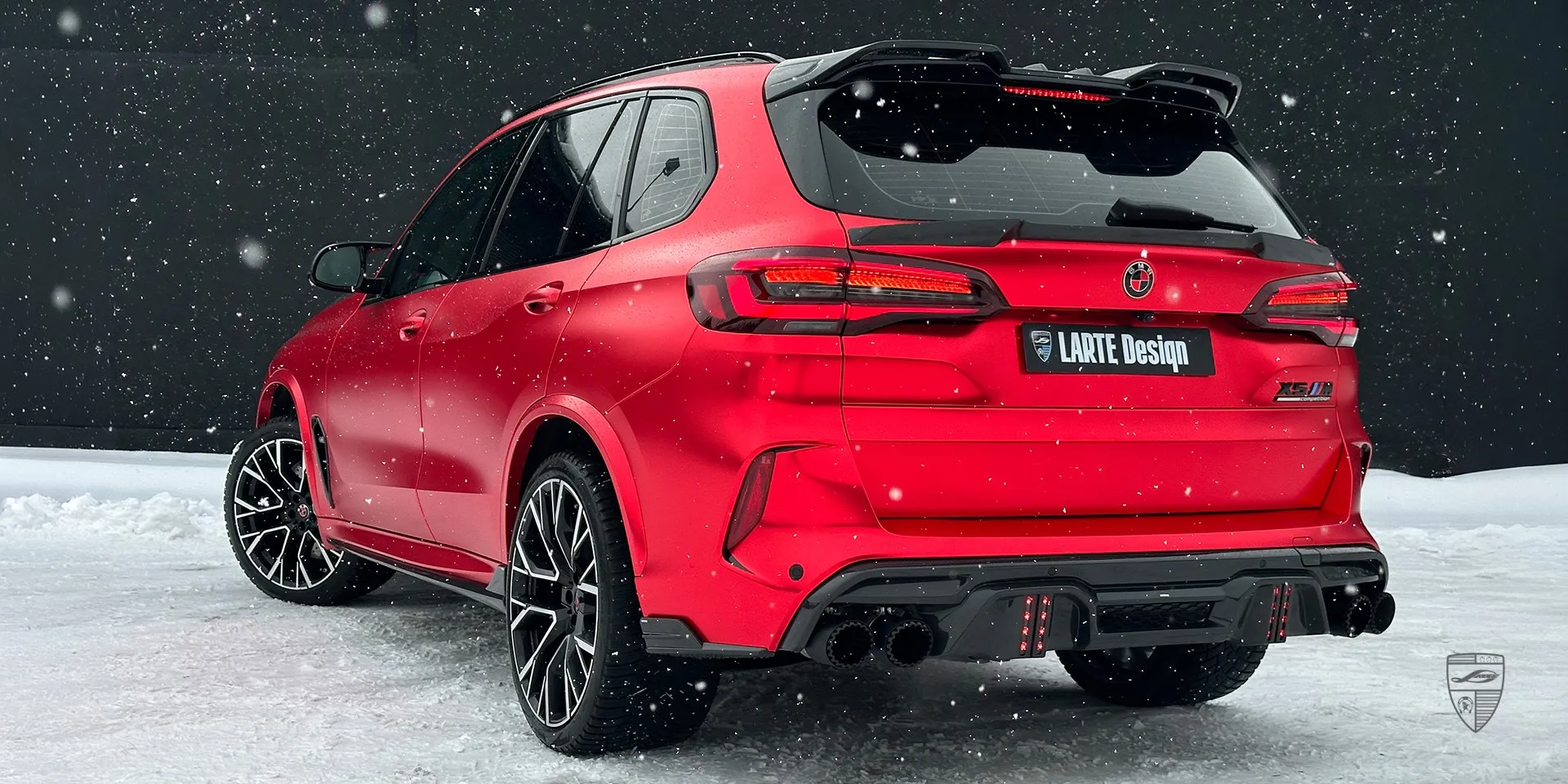 2024 BMW X5M F95 upgrade kit review illustration from customer in Sweden