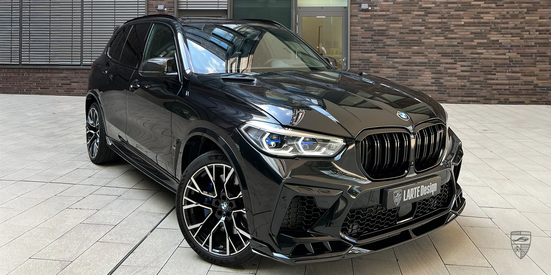 2023 BMW X5M F95 lip kit review illustration from customer in Germany