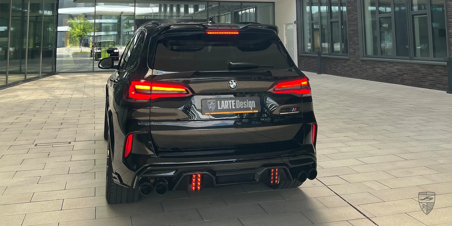 2023 BMW X5M F95 tuning kit review illustration from customer in Germany