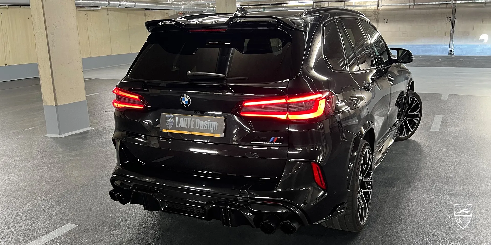 2023 BMW X5M F95 upgrade kit review illustration from customer in Germany