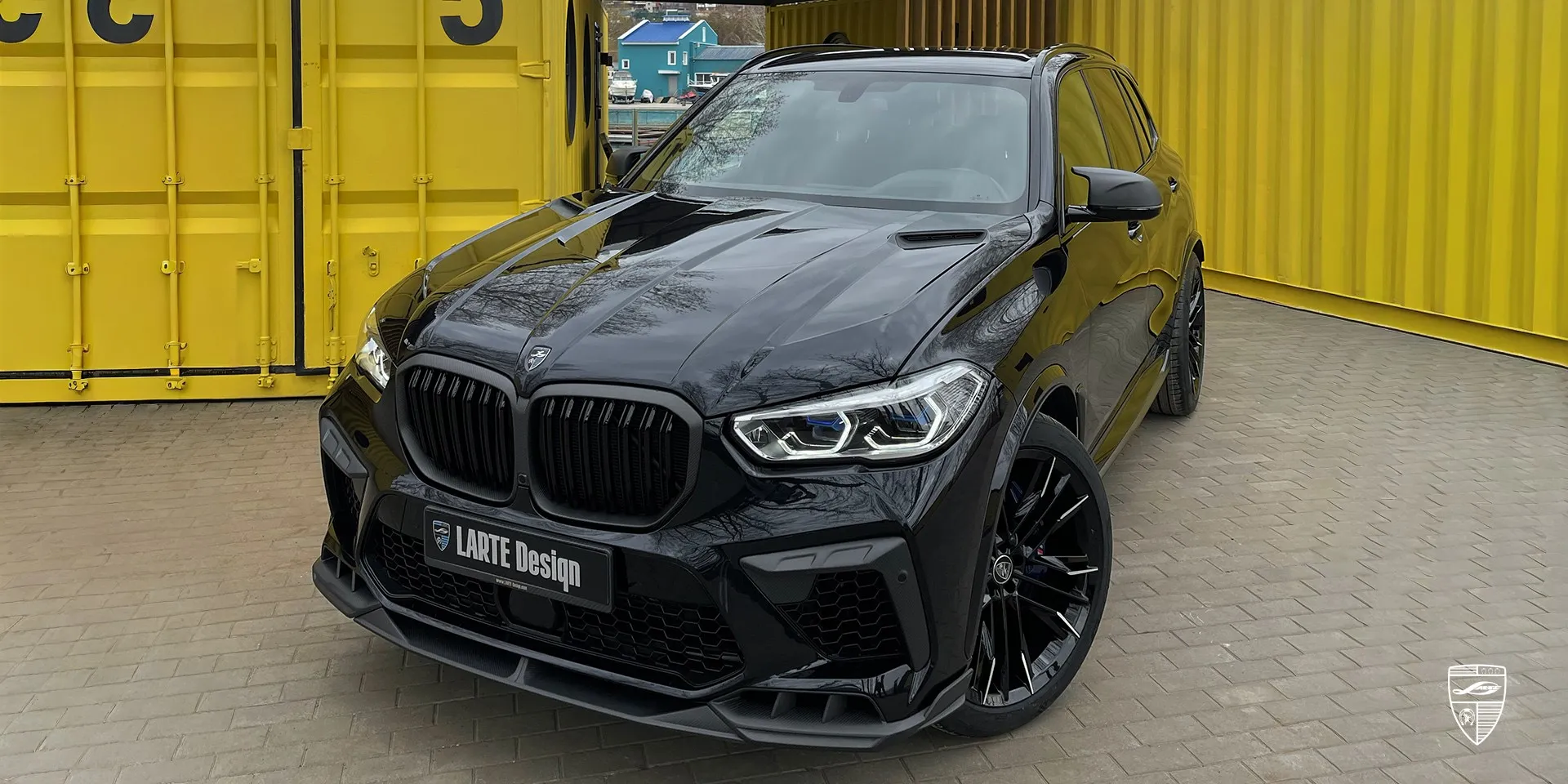 2023 BMW X5M F95 body kit review illustration from customer in Germany
