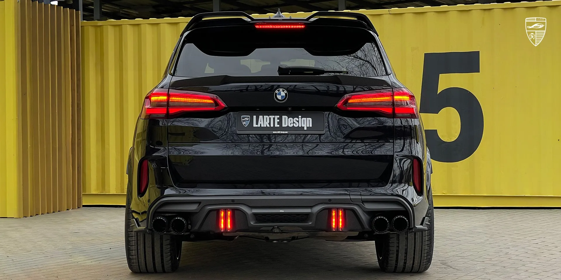 2023 BMW X5M F95 upgrade kit review illustration from customer in Germany