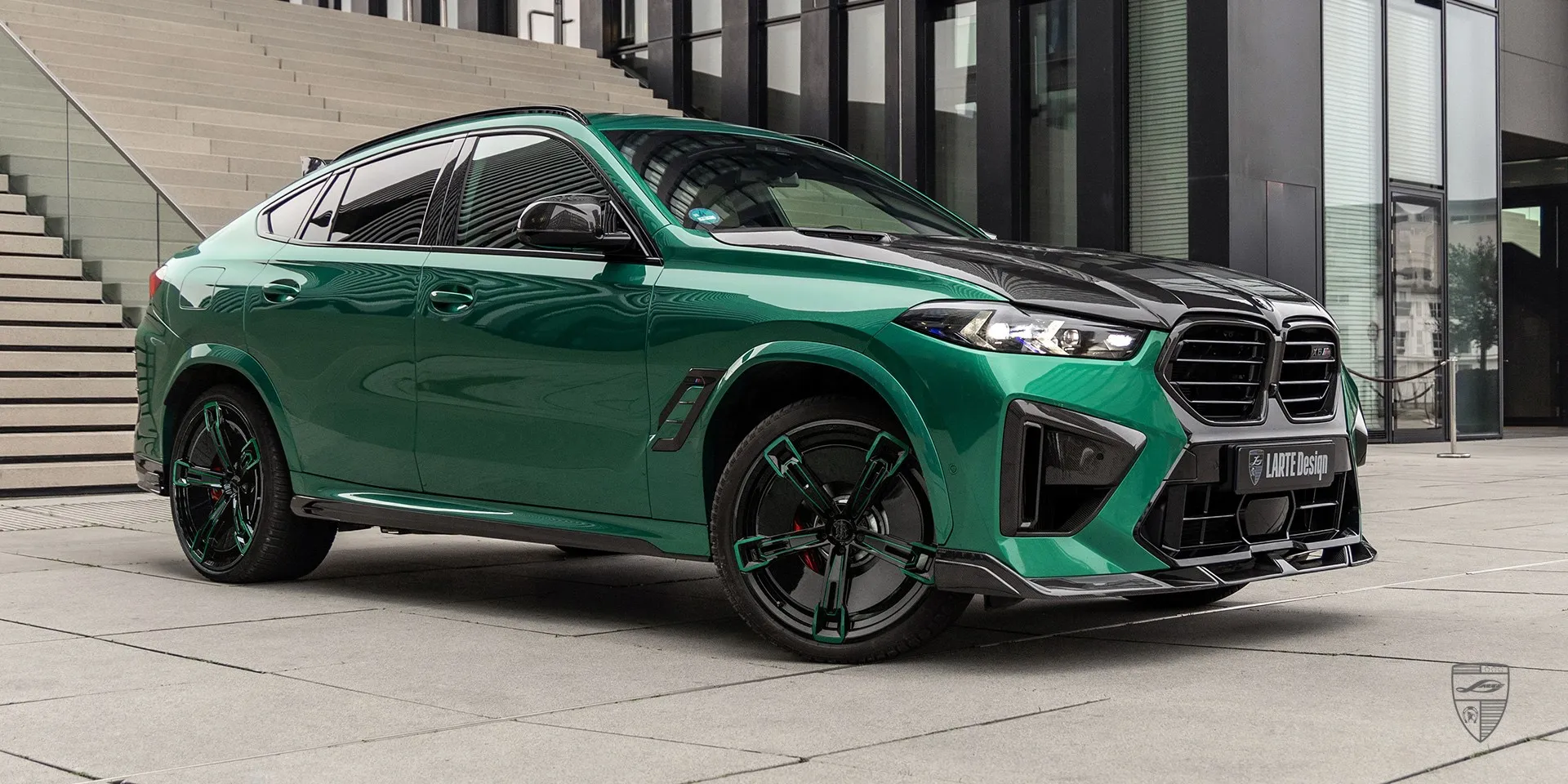 BMW X6M F96 Facelift Upgrade Kit – Erfahrungsbild 2026 BMW X6M F96 Facelift Upgrade Kit – Erfahrungsfoto aus Rumänien