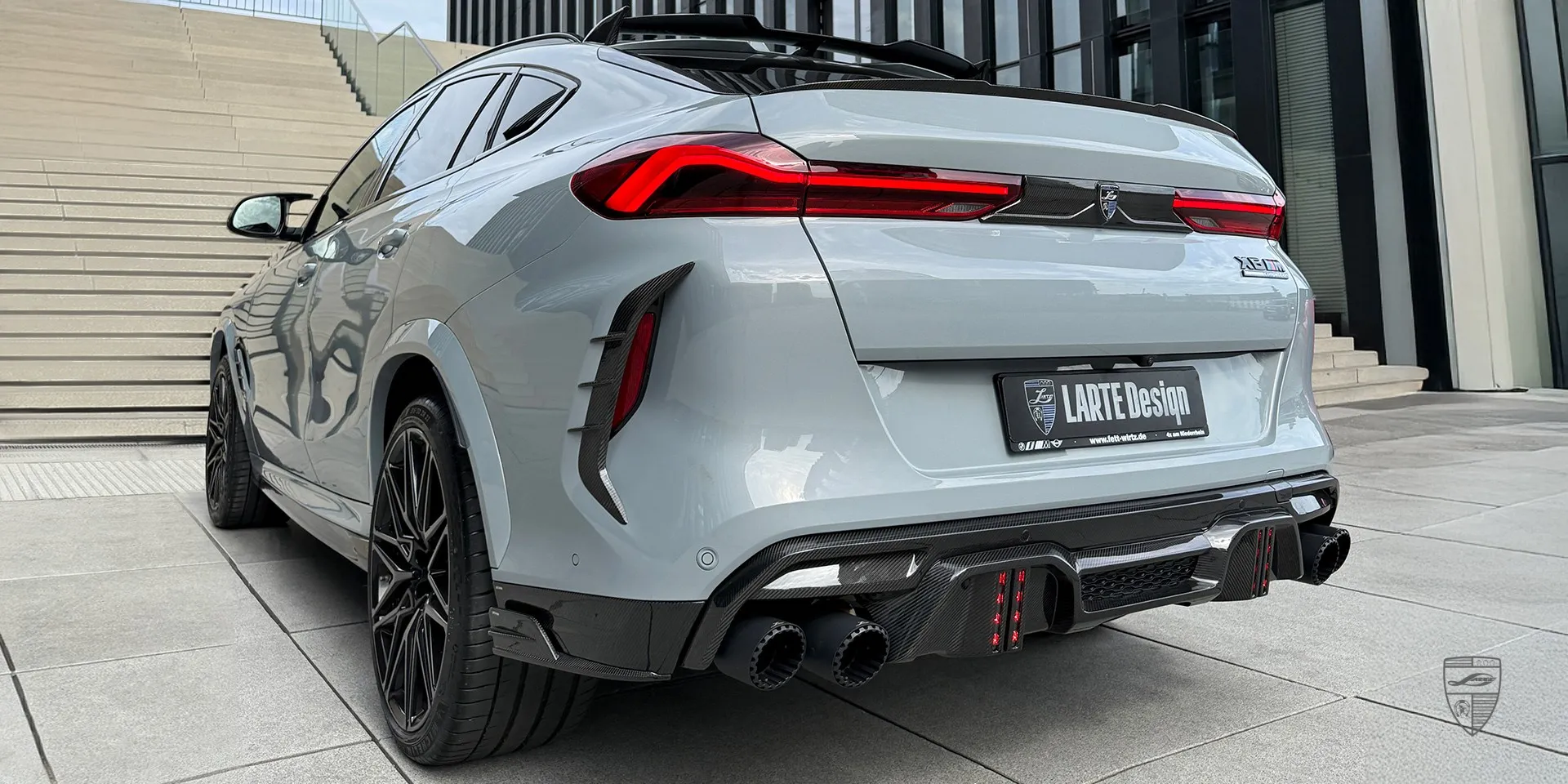 BMW X6M F96 Facelift Aerokit – Kundenfeedback 2026 BMW X6M F96 Facelift Aerokit – Kundenfoto aus Deutschland