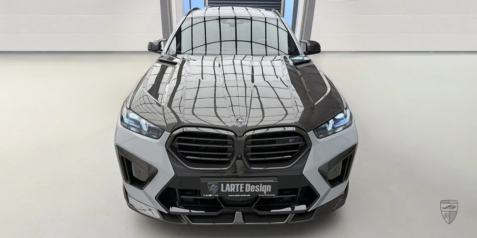 BMW X6M F96 Facelift Lip Kit – Kundenfoto 2026 BMW X6M F96 Facelift Lip Kit – Kundenbild aus Deutschland