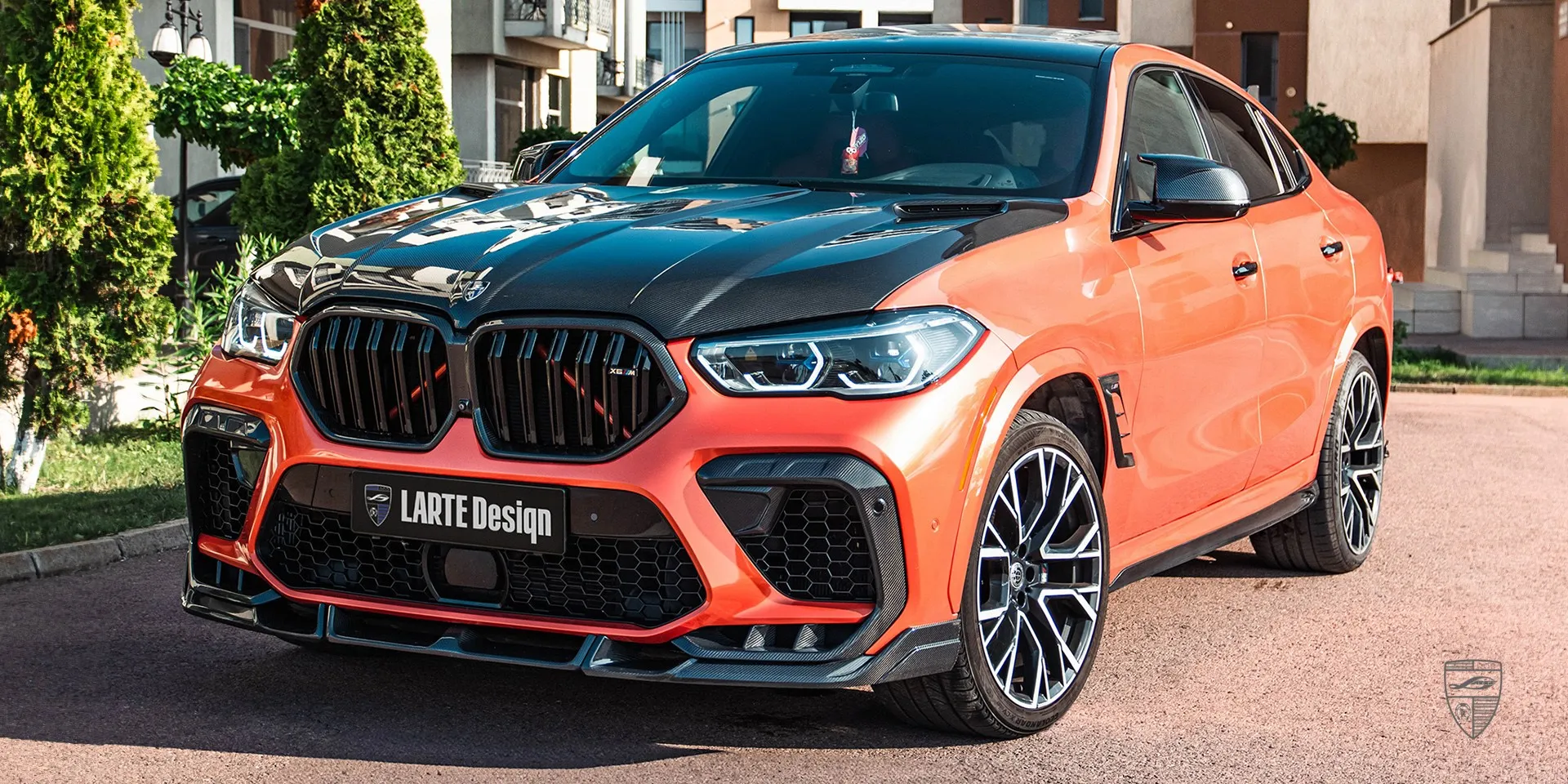 2025 BMW X6M Competition F96 body kit review illustration from customer in Romania