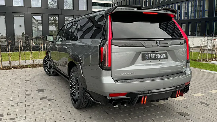 2026 Cadillac Escalade V-ESV redesign review illustration from customer in Poland