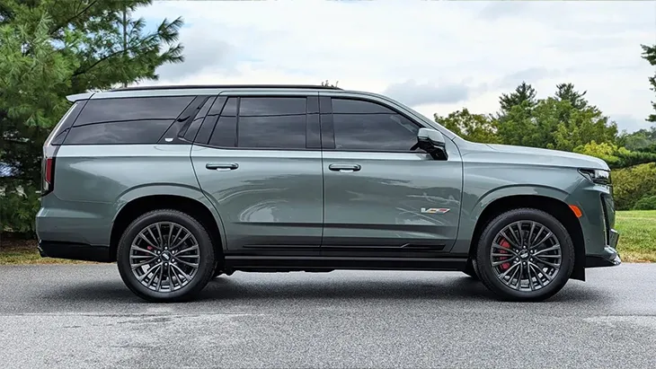 2026 Cadillac Escalade V-ESV redesign review illustration from customer in Poland