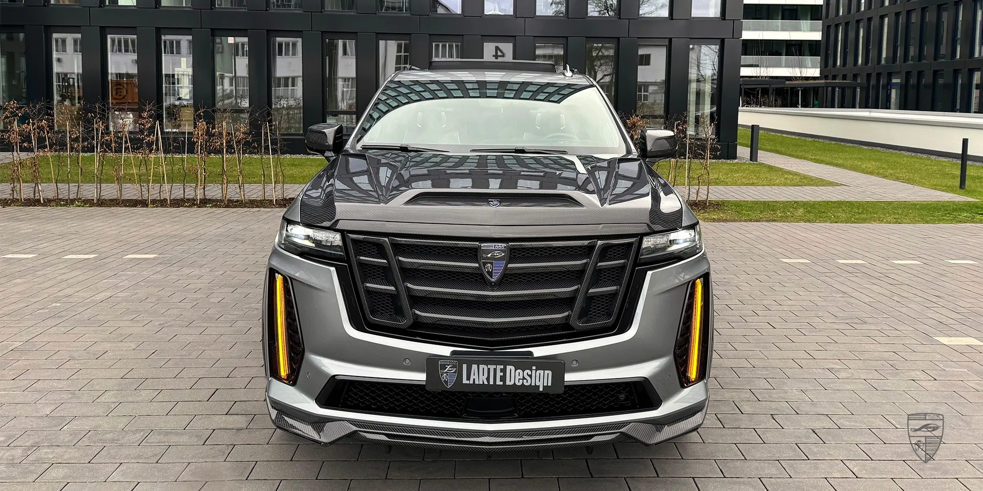 2026 Cadillac Escalade V-ESV upgrade kit review illustration from customer in Poland
