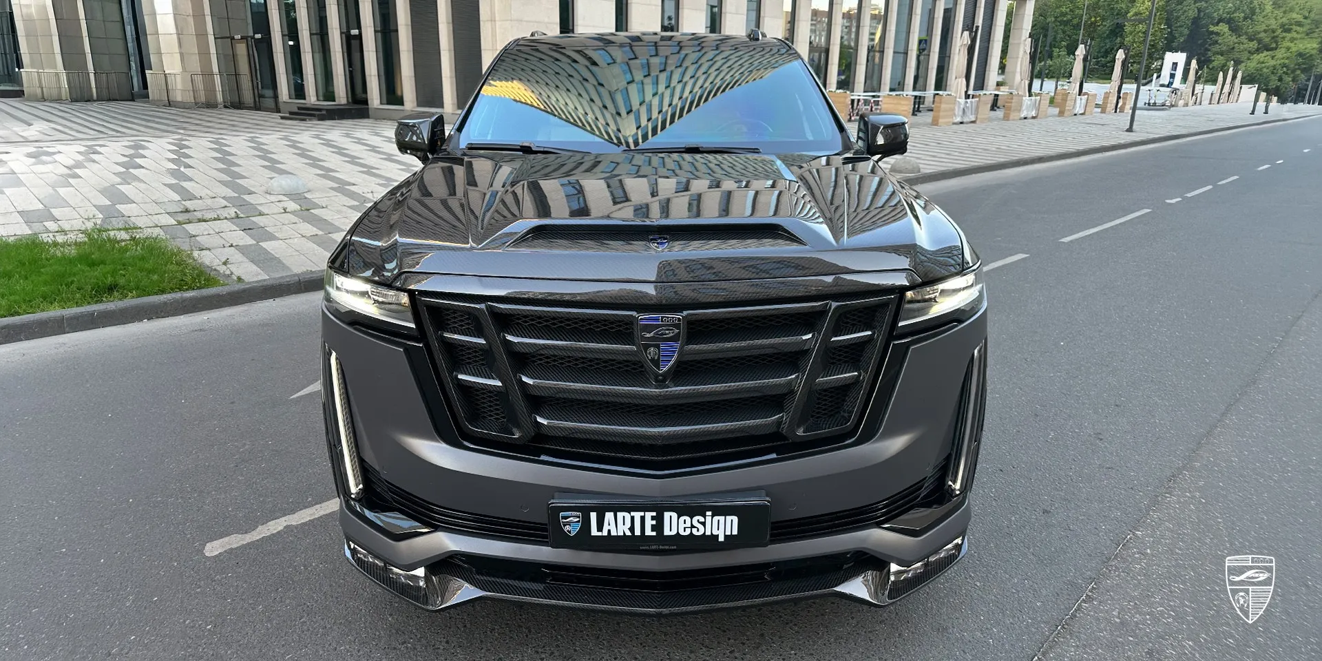 2024 Cadillac Escalade lip kit review illustration from customer in the USA