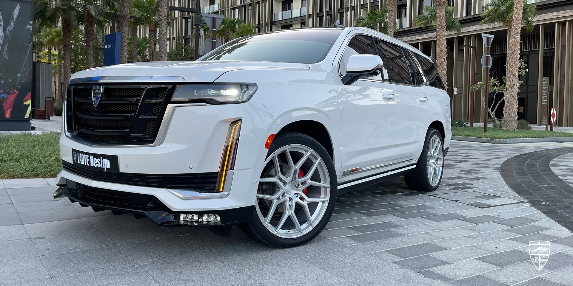 2024 Cadillac Escalade tuning kit review illustration from customer in Dubai