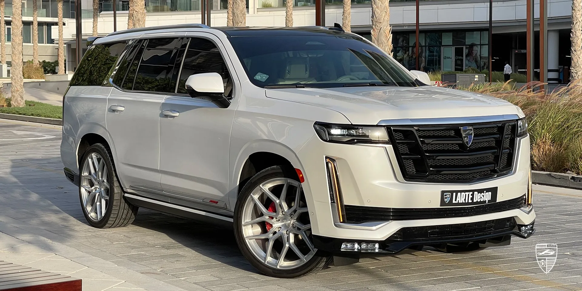 2024 Cadillac Escalade tuning package review illustration from customer in Dubai