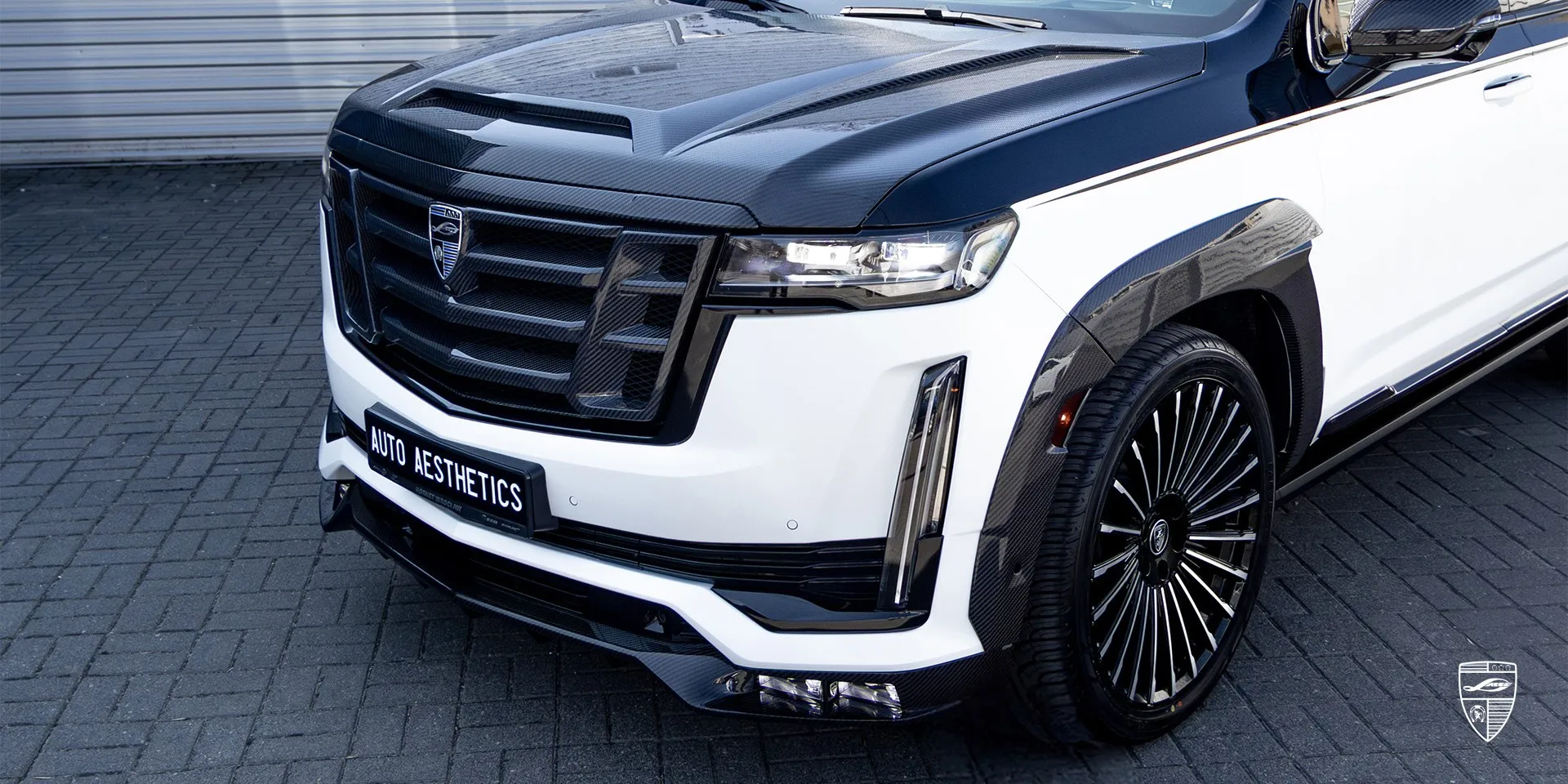 2024 Cadillac Escalade hood upgrade review illustration from customer in Poland