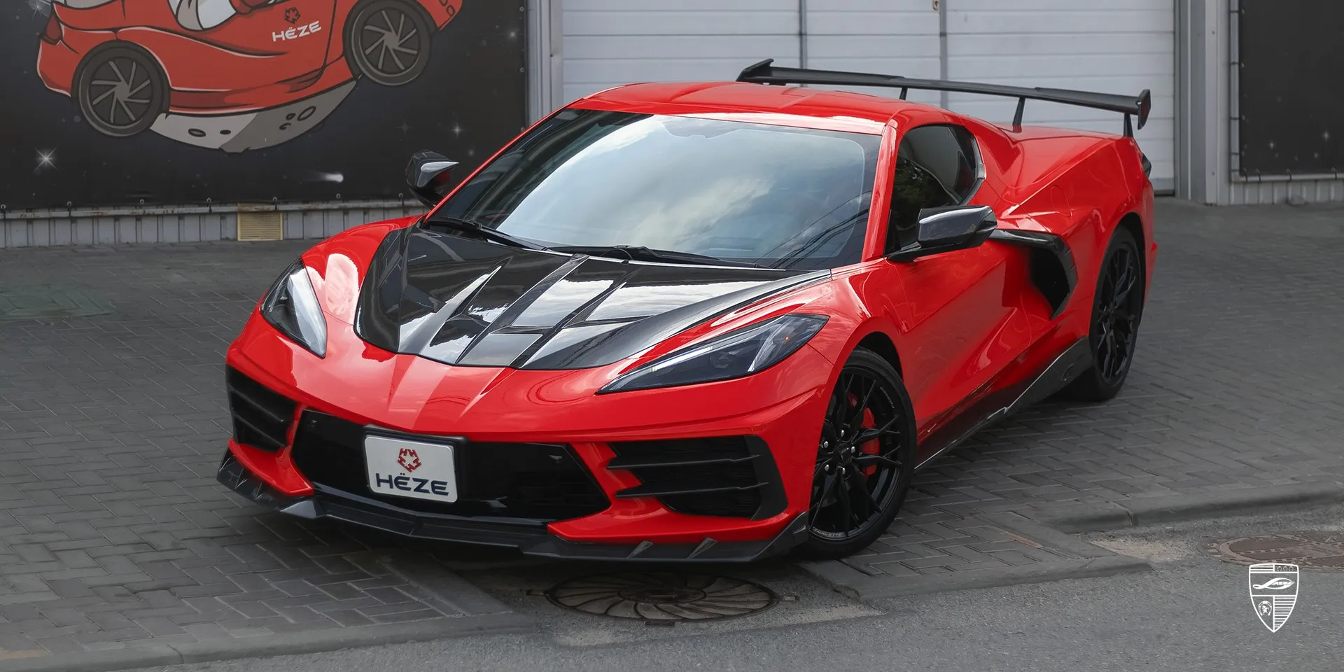 2023 Corvette Stingray C8 tuning package review illustration from customer in Moldova