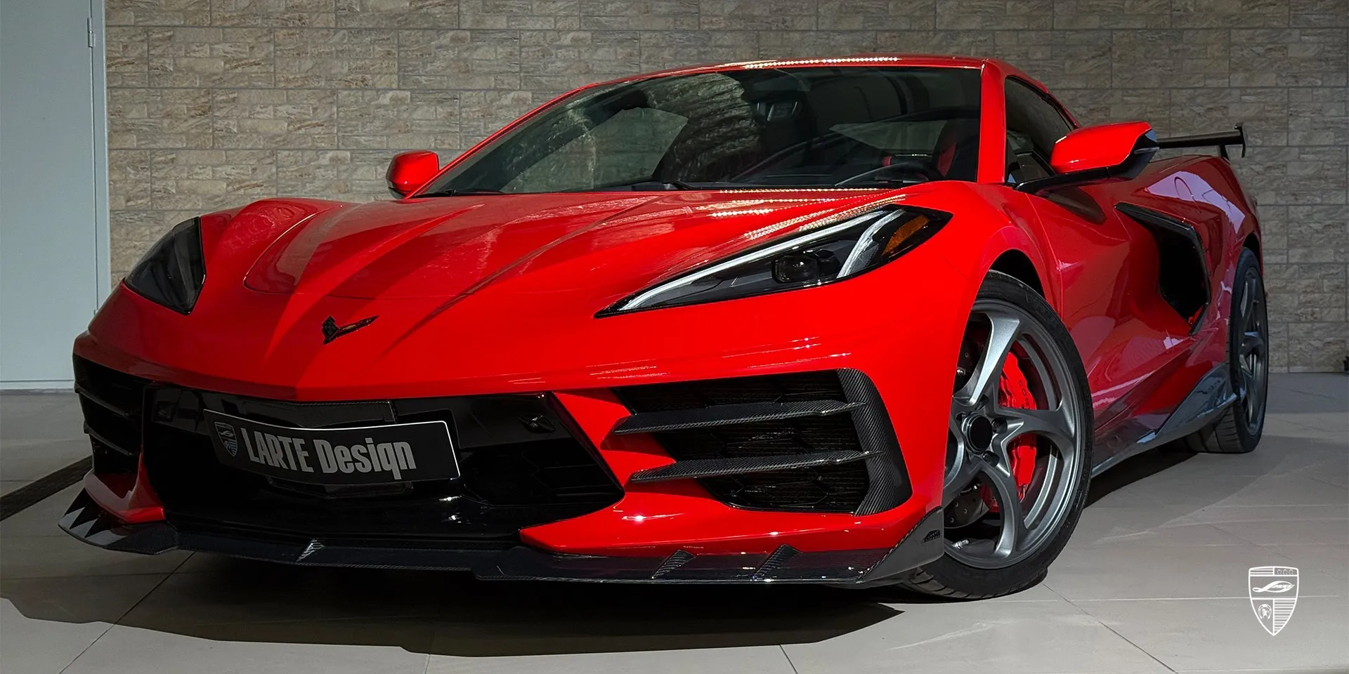 2025 Corvette Stingray C8 upgrade kit review illustration from customer in Estonia