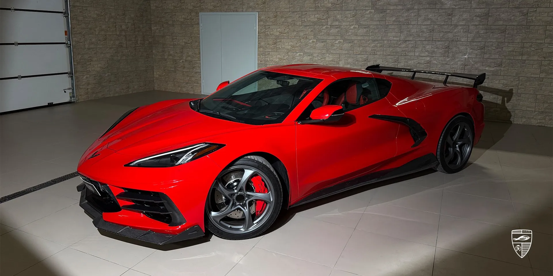 2025 Corvette Stingray C8 conversion review illustration from customer in Estonia