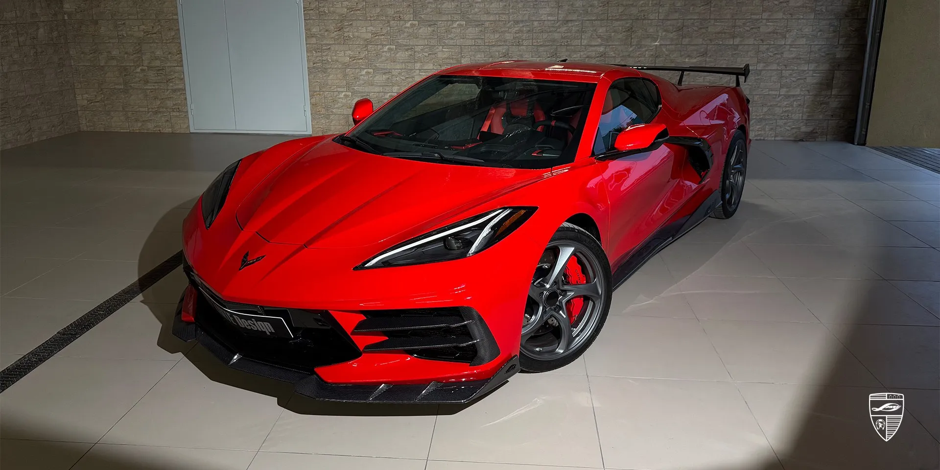 2025 Corvette Stingray C8 upgrade kit review illustration from customer in Estonia