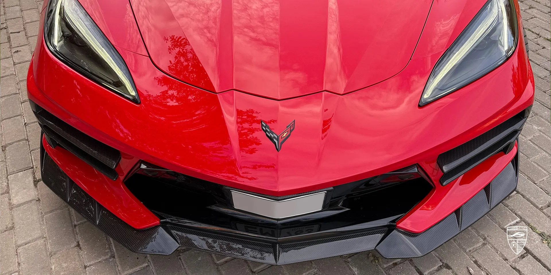 2025 Corvette Stingray C8 upgrade kit review illustration from customer in Estonia