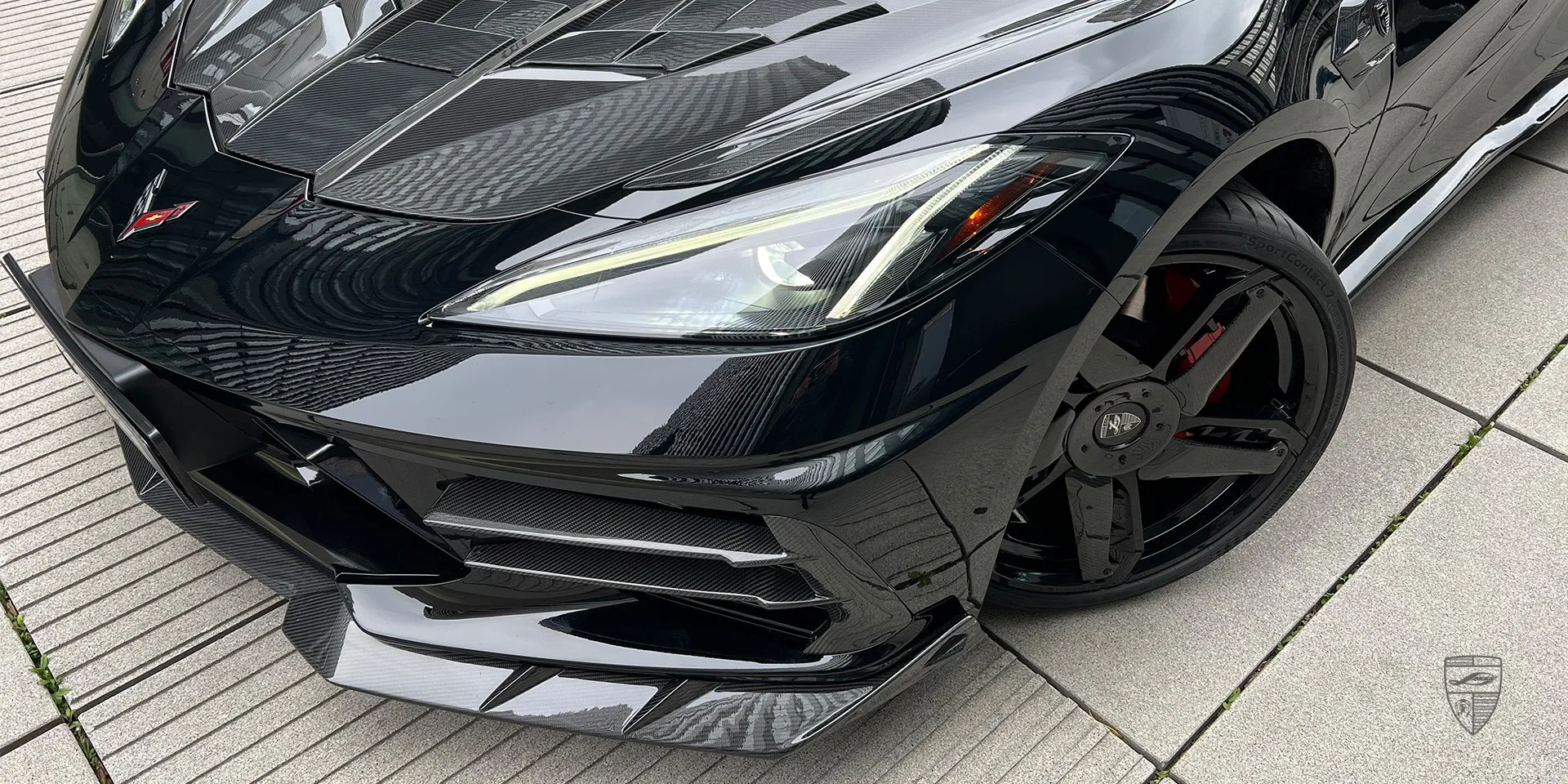 2024 Corvette Stingray C8 upgrade review illustration from customer in Germany