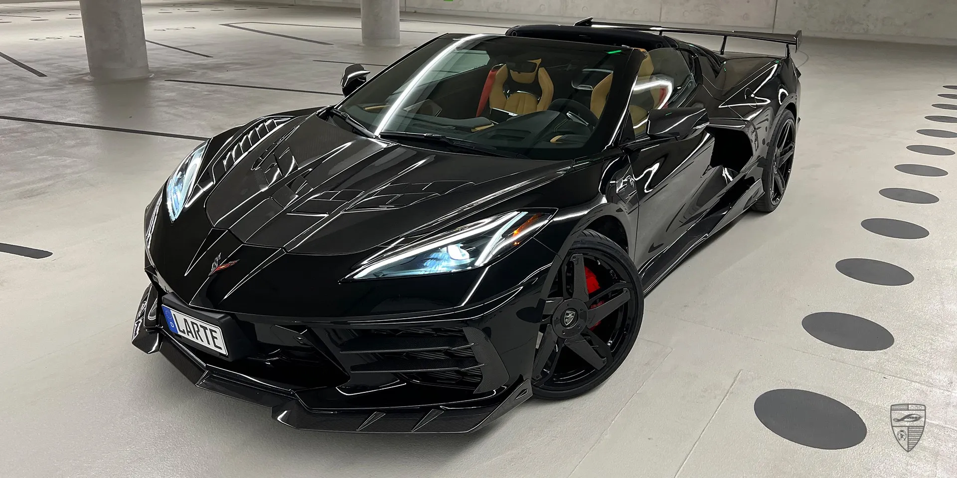 2024 Corvette Stingray C8 conversion review illustration from customer in Germany