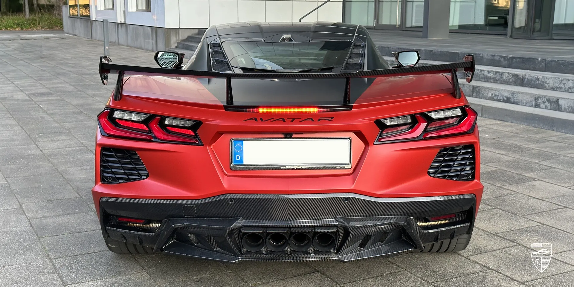 2023 Corvette Stingray C8 tuning review illustration from customer in Germany