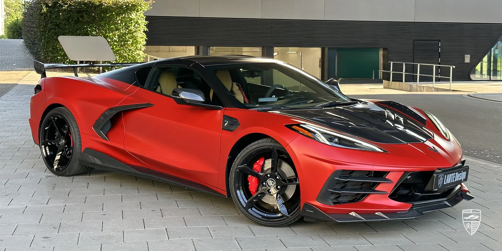 2023 Corvette Stingray C8 upgrade review illustration from customer in Germany