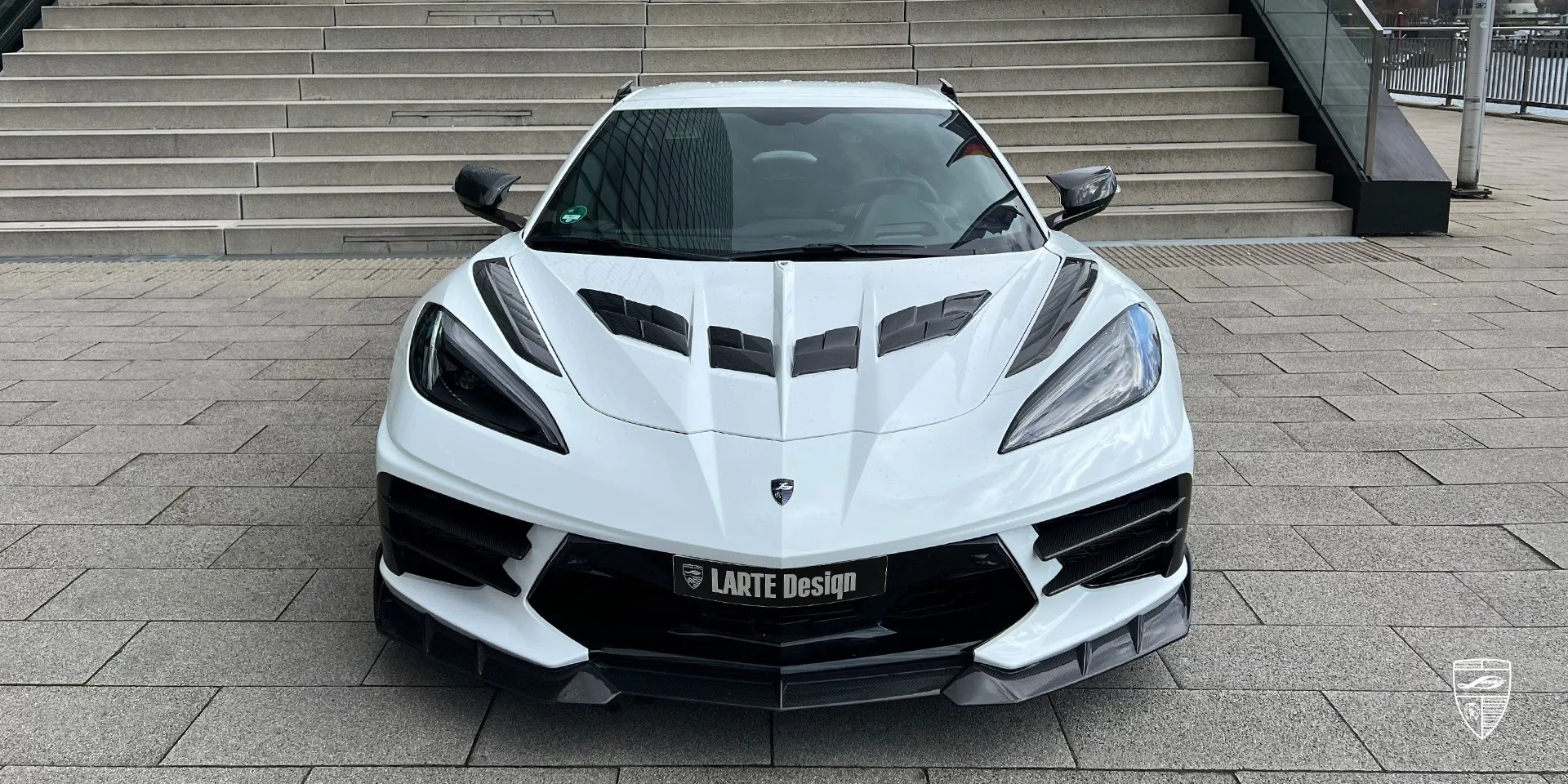 2024 Corvette Stingray C8 appearance package review illustration from customer in Germany