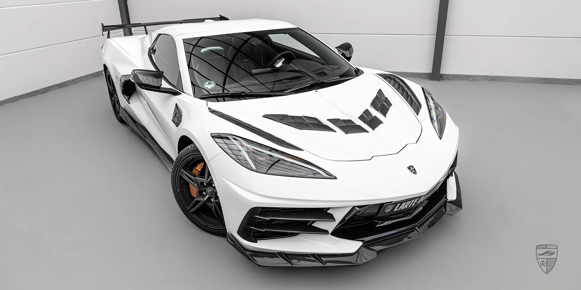 2024 Corvette Stingray C8 tuning kit review illustration from customer in Germany