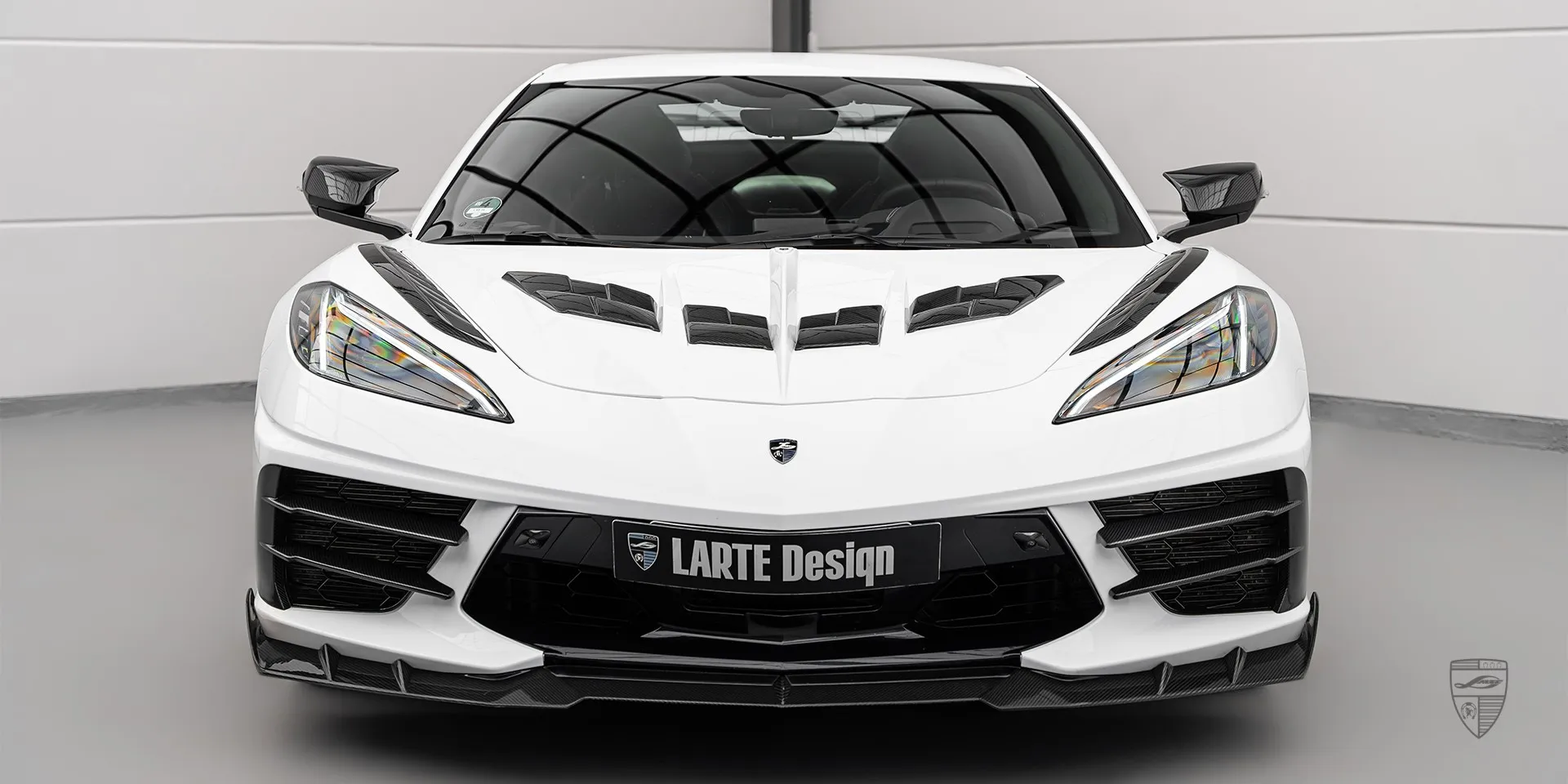 2024 Corvette Stingray C8 upgrade kit review illustration from customer in Germany