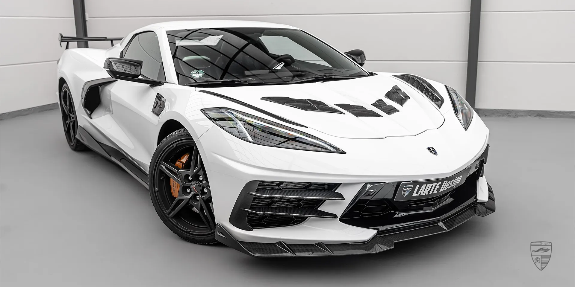 2024 Corvette Stingray C8 conversion review illustration from customer in Germany