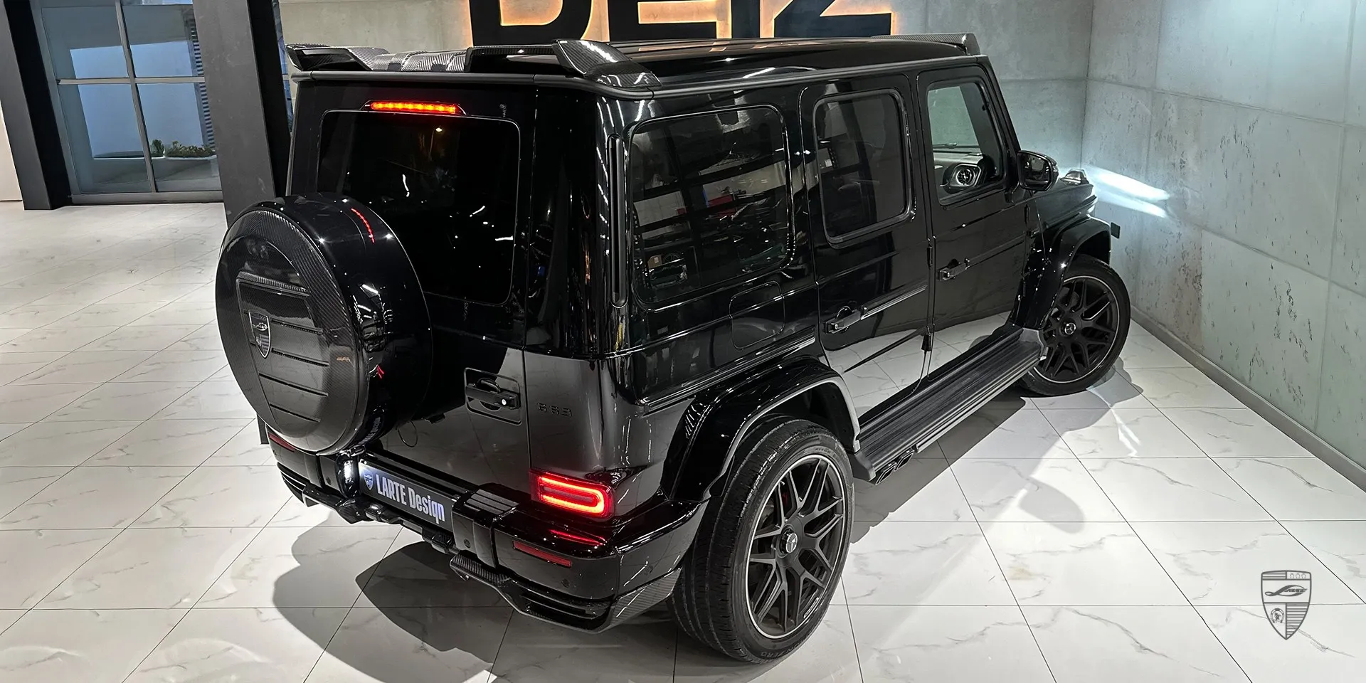 2024 Mercedes G-Class AMG 63 W463 aerokit review illustration from customer in Dubai