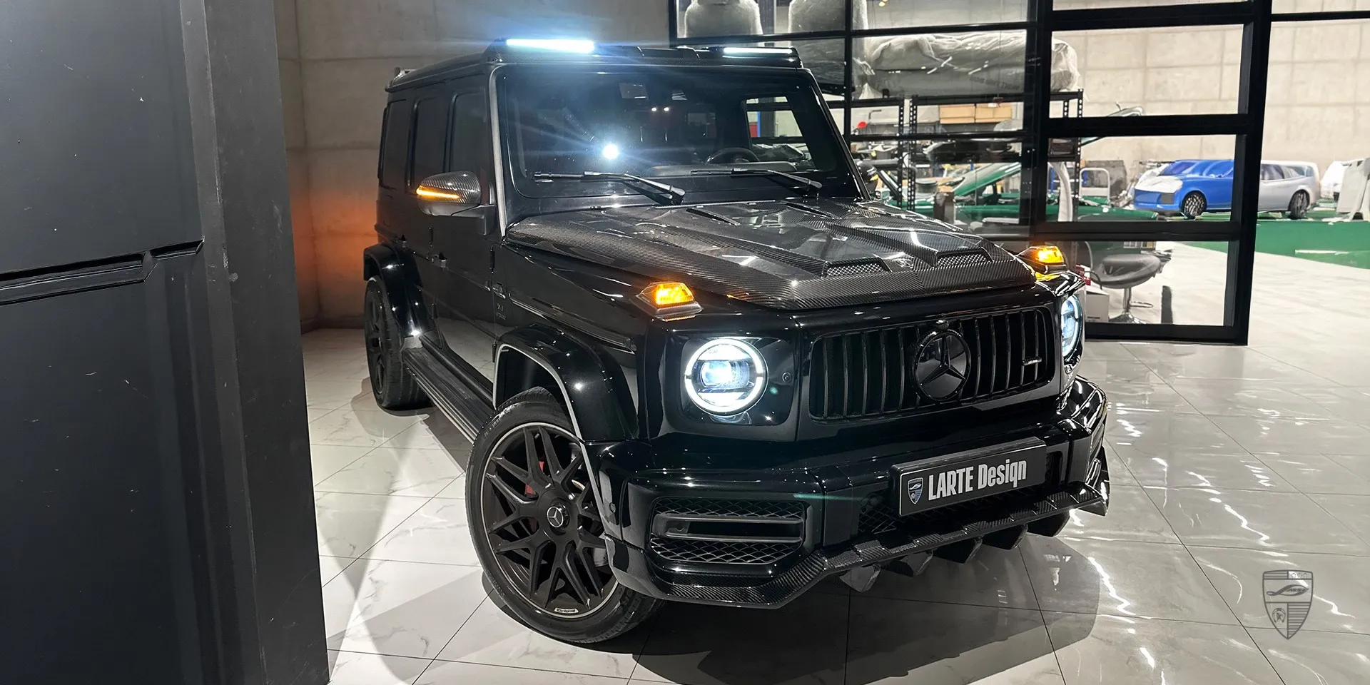 2024 Mercedes G-Class AMG 63 W463 upgrade kit review illustration from customer in Dubai