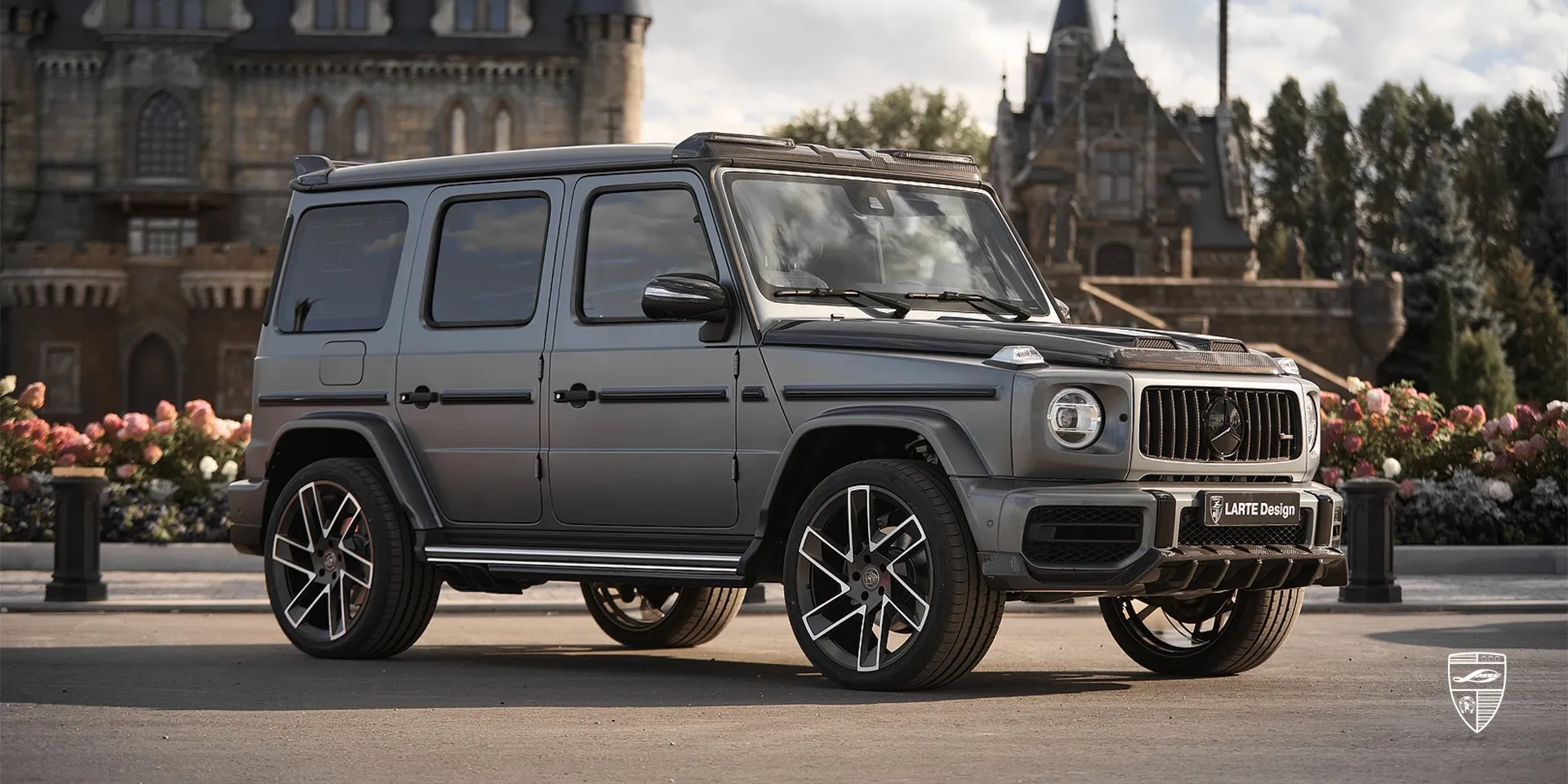 2022 Mercedes G-Class AMG 63 W463 body kit review illustration from customer in France