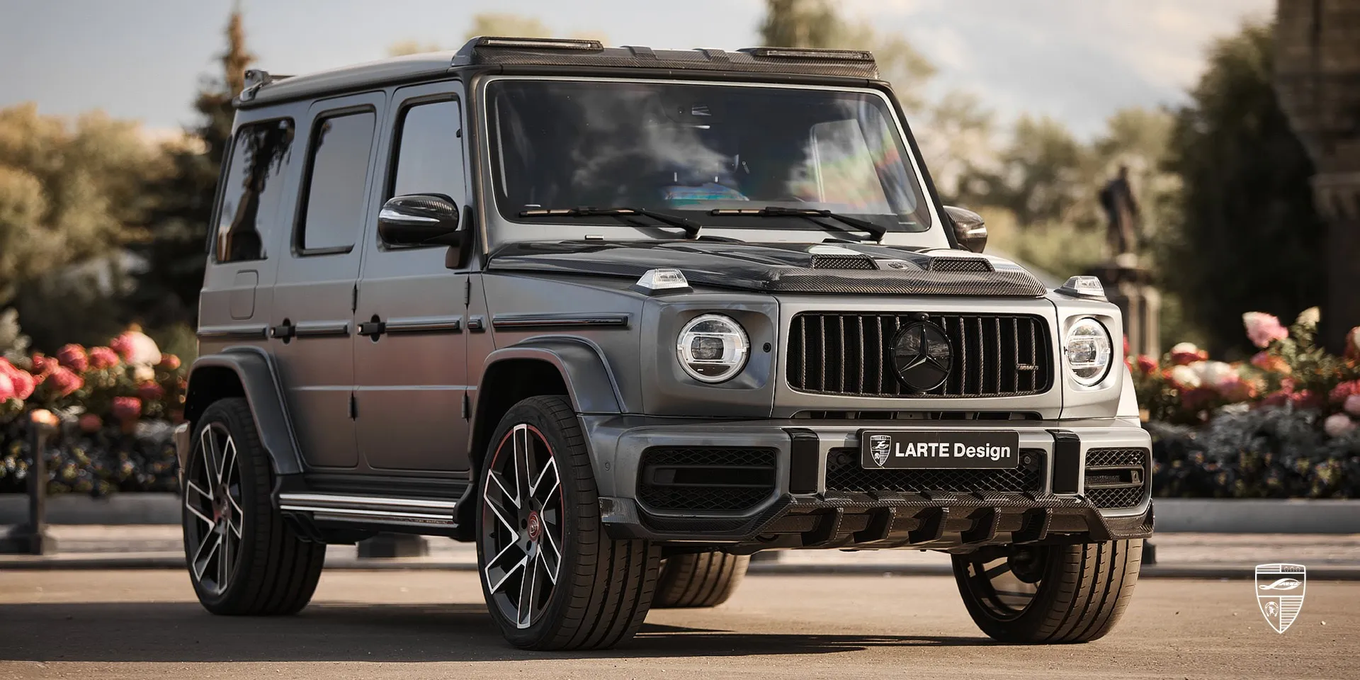 2022 Mercedes G-Class AMG 63 W463 body kit review illustration from customer in France