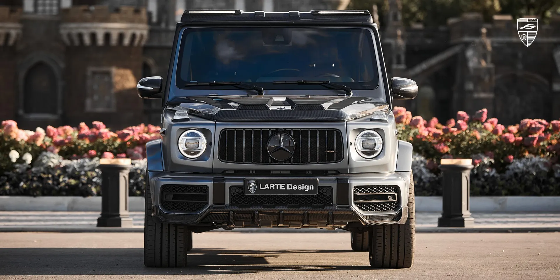 2022 Mercedes G-Class AMG 63 W463 lip kit review illustration from customer in France