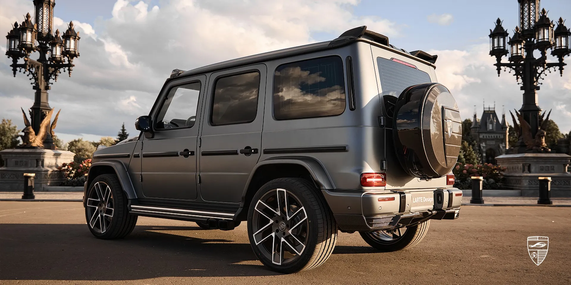 2022 Mercedes G-Class AMG 63 W463 upgrade kit review illustration from customer in France