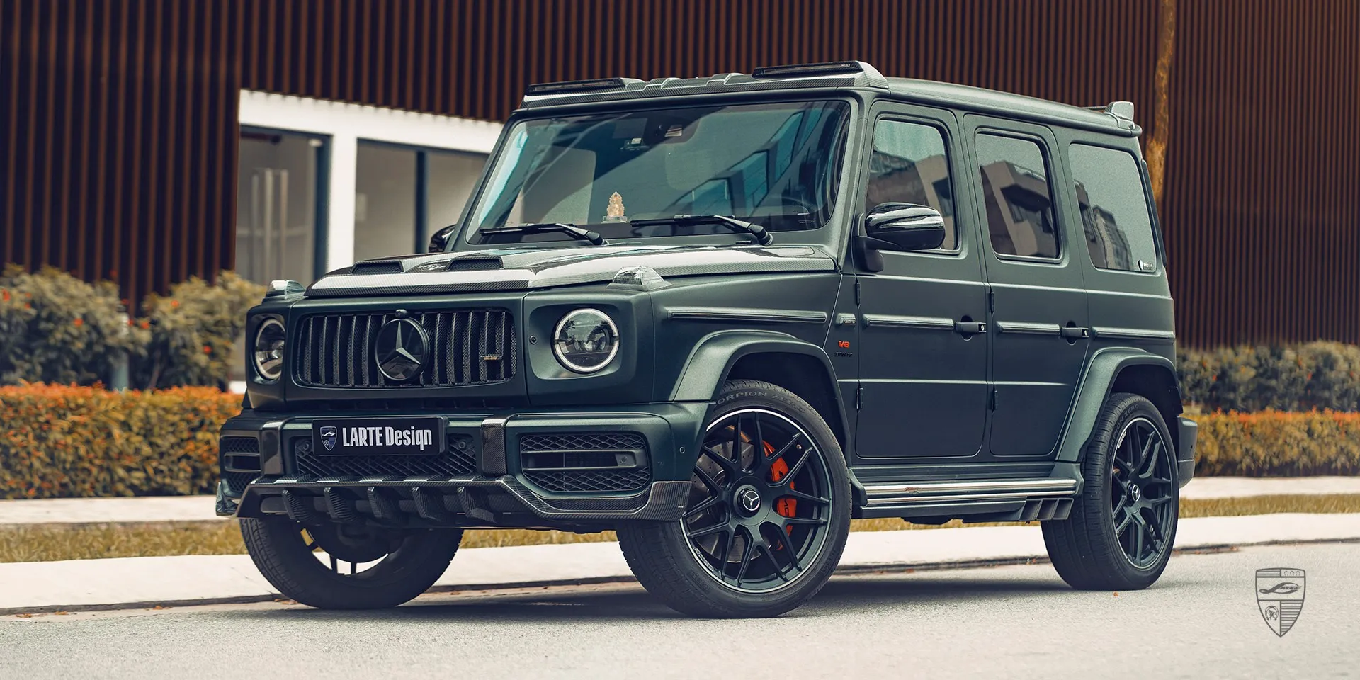 2021 Mercedes G-Class AMG 63 W463 body kit review illustration from customer in Vietnam