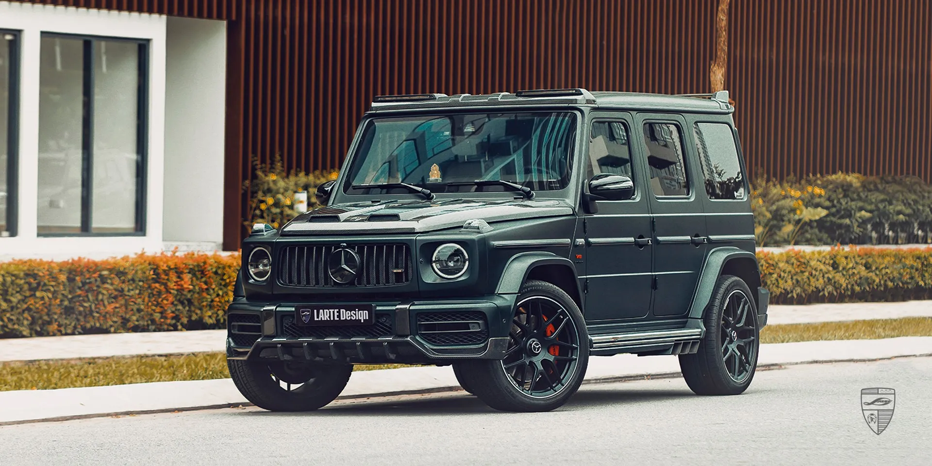 2021 Mercedes G-Class AMG 63 W463 tuning kit review illustration from customer in Vietnam