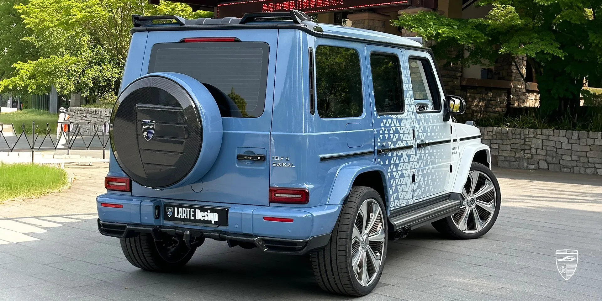 2024 Mercedes G-Class AMG 63 W463 appearance package review illustration from customer in Shanghai