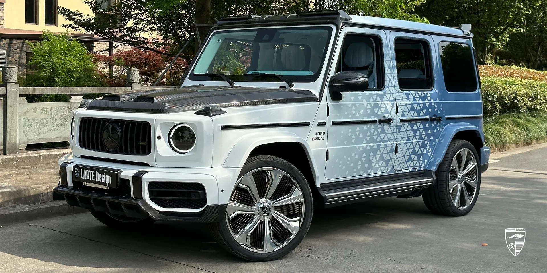 2024 Mercedes G-Class AMG 63 W463 upgrade kit review illustration from customer in Shanghai