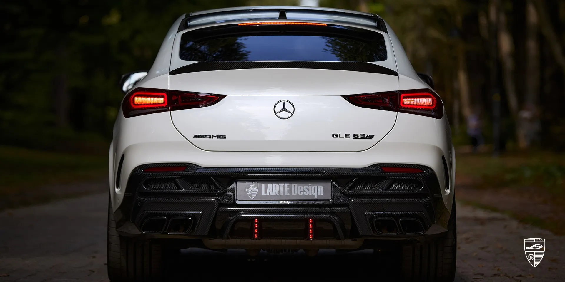 2025 Mercedes Benz GLE Coupe AMG 63 C167 aerokit review illustration from customer in Bulgaria