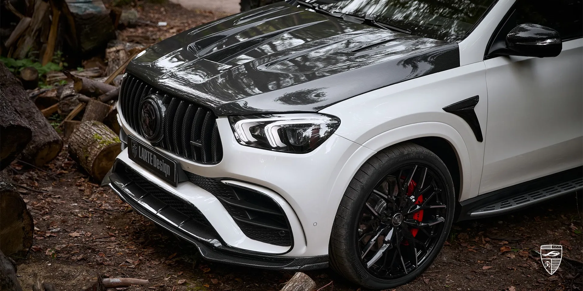 2025 Mercedes Benz GLE Coupe AMG 63 C167 lip kit review illustration from customer in Bulgaria