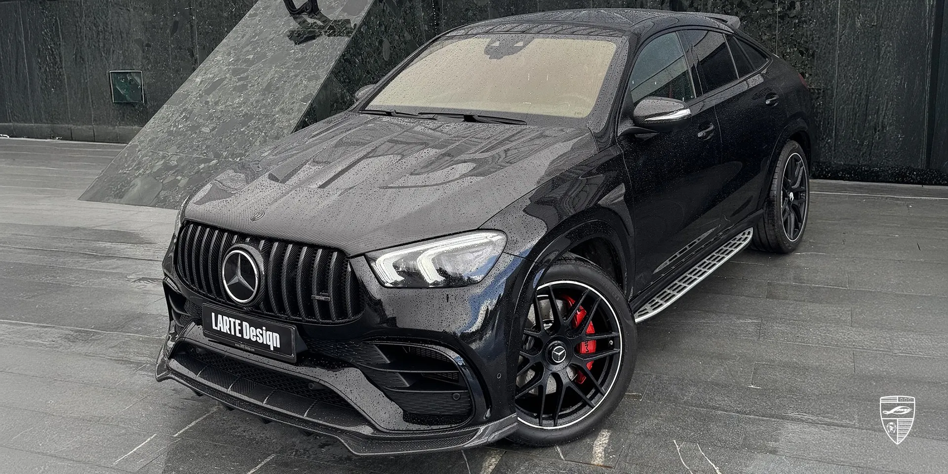 2025 Mercedes Benz GLE Coupe AMG 63s C167 upgrade review illustration from customer in Romania