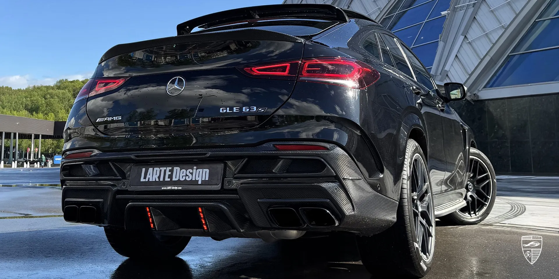 2025 Mercedes Benz GLE Coupe AMG 63s C167 tuning kit review illustration from customer in Romania