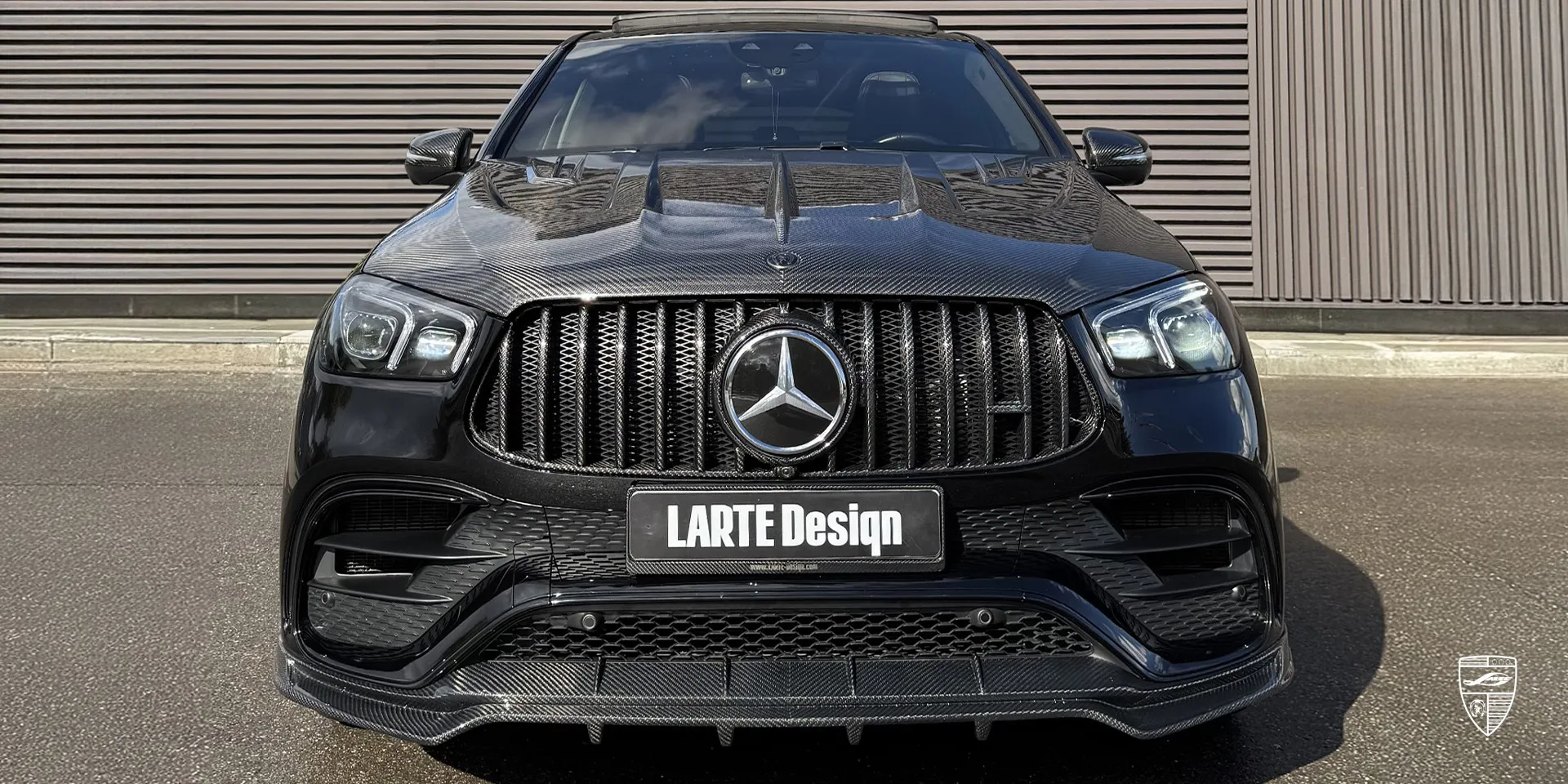 2025 Mercedes Benz GLE Coupe AMG 63s C167 lip kit review illustration from customer in Romania