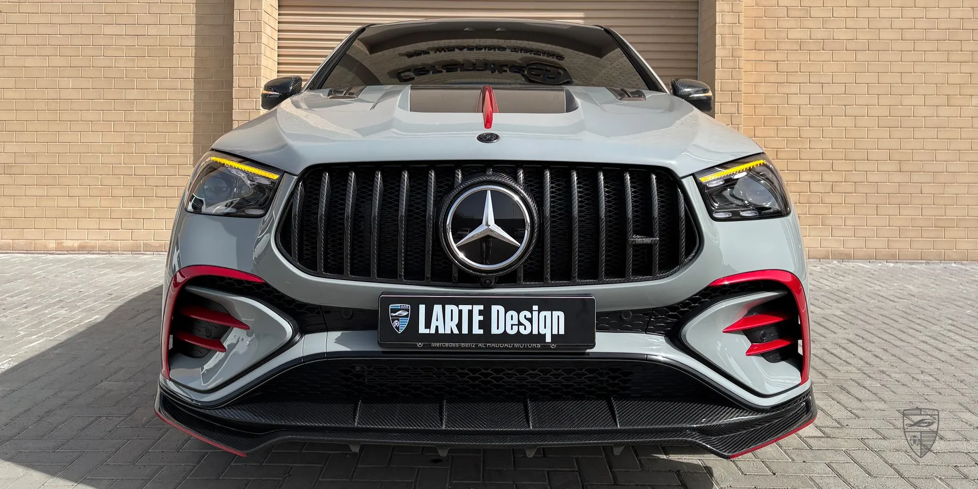 2025 Mercedes GLE Coupe 53 Facelift bumper upgrade review illustration from customer in Bahrein