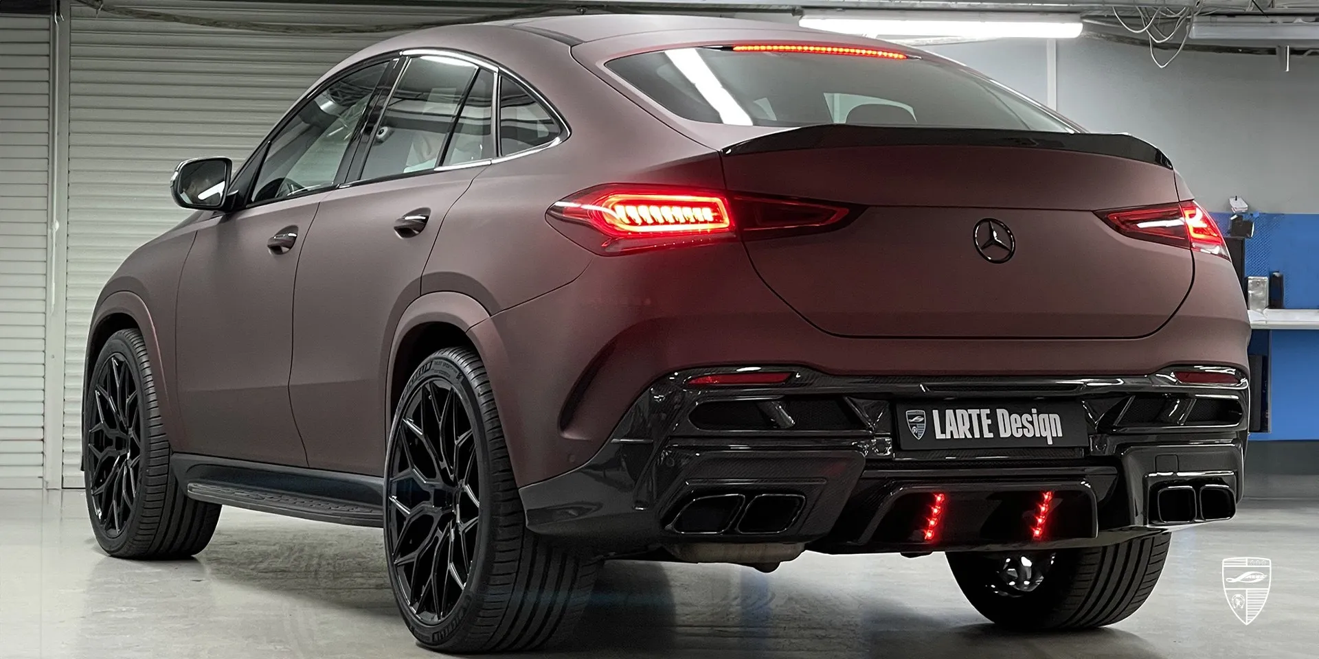 2022 Mercedes GLE Coupe C167 aerokit review illustration from customer in Poland